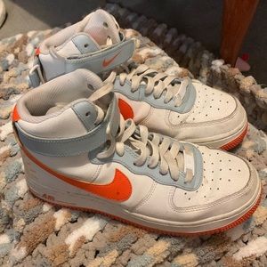 Kids Nike Air Force high tops, size 5.5